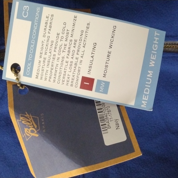 Bills‎ Khakis 1/2 Zip Blue Pullover Fleece Size Mens XXL NWT - Picture 10 of 10